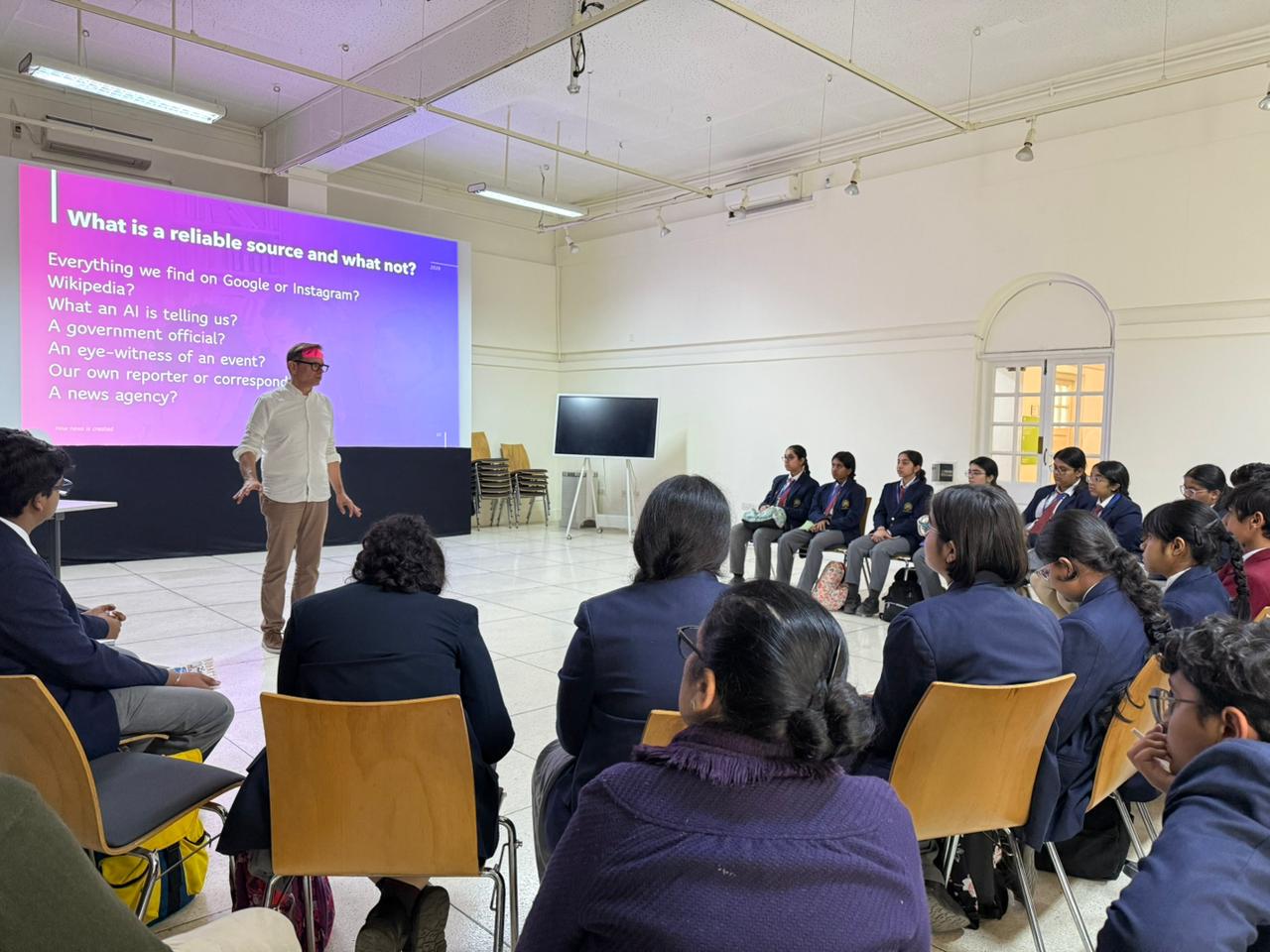 Global Perspectives: Class IX German Learners Attend Journalism Workshop